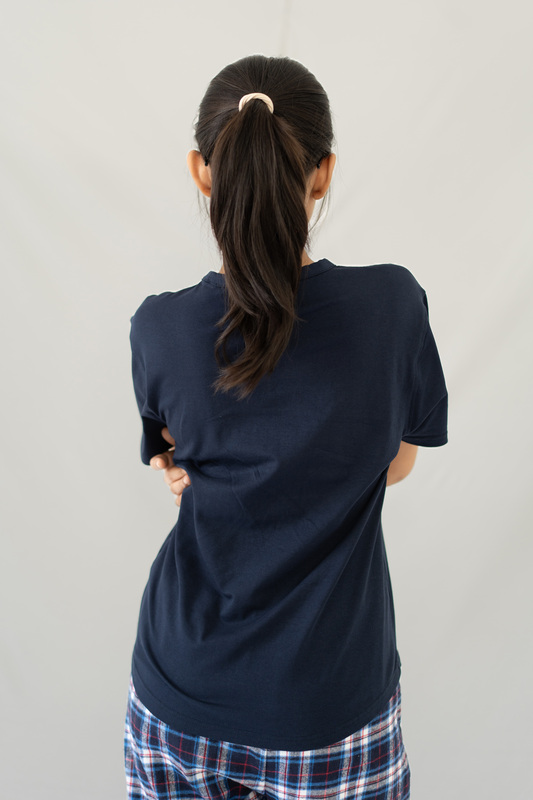 STAY IN- Navy Tee