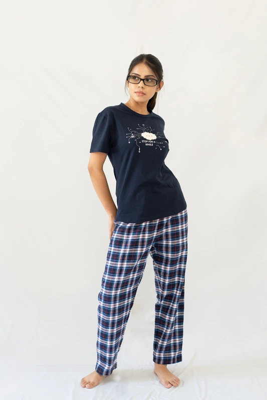 STAY IN- Navy Tee