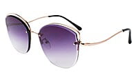 Female Oversize Sunglasses. See Through Brown Lens Female Oversize Sunglasses. See Through Brown Lens