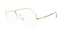 Unisex Oversized Spectacle Frame. Cream &Golden Frame Unisex Oversized Spectacle Frame. Cream &Golden Frame