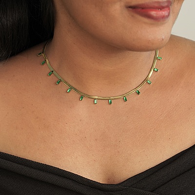 Emerald Cascade Necklace Emerald Cascade Necklace