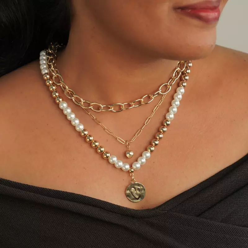 Golden Trinity Necklace Golden Trinity Necklace