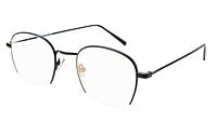 Unisex Medium Half Rim Round Spectacle Frame. Black Frame Unisex Medium Half Rim Round Spectacle Frame. Black Frame