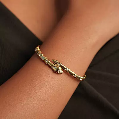 Studded Serpent Cuff