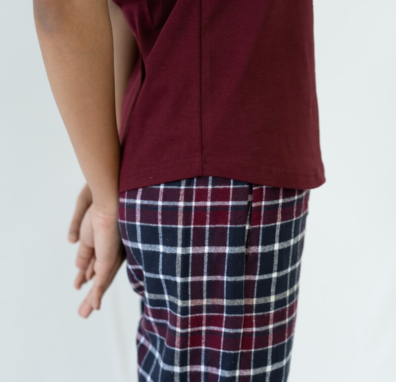 STAY IN- Maroon Tee