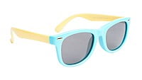 Unisex Kids Square Flexible Sunglasses. Blue Frame. Age-(8-13)Years