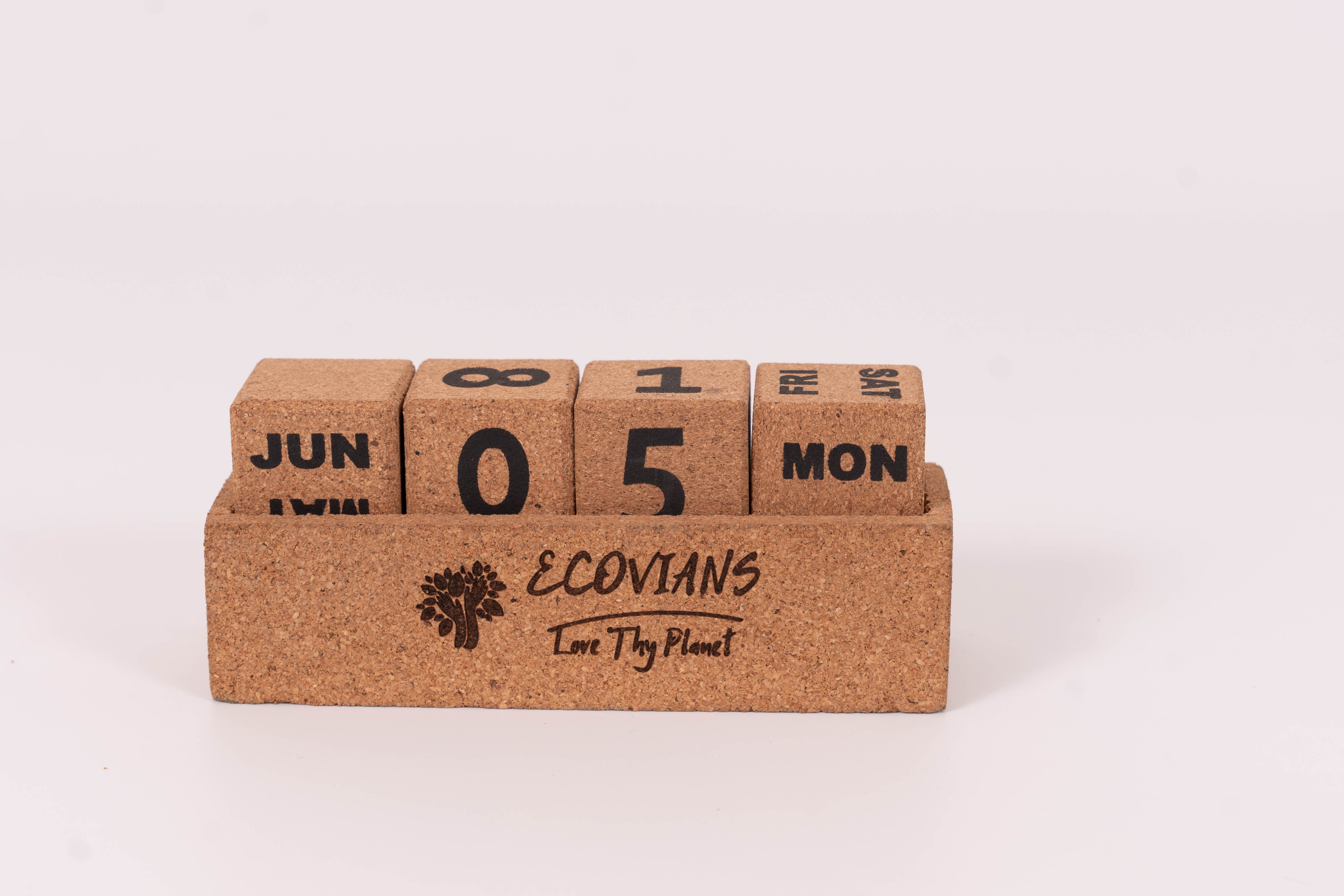 Cork Calendar 4 Cubes