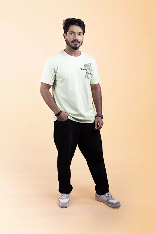 Men's Relaxed T-Shirt - Lite Green