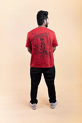 Men's Relaxed T-Shirt - Red