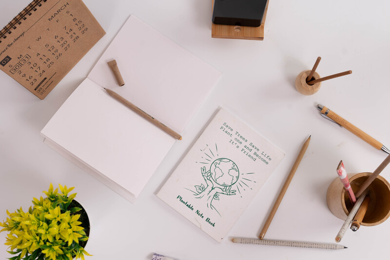 Plantable Notepad 40pages I 100% eco-friendly | Plantable Notepad 40pages I 100% eco-friendly |
