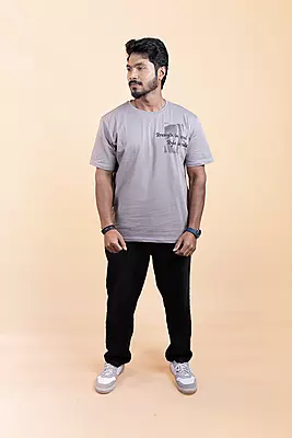 Men's Relaxed T-Shirt - Lite Grey