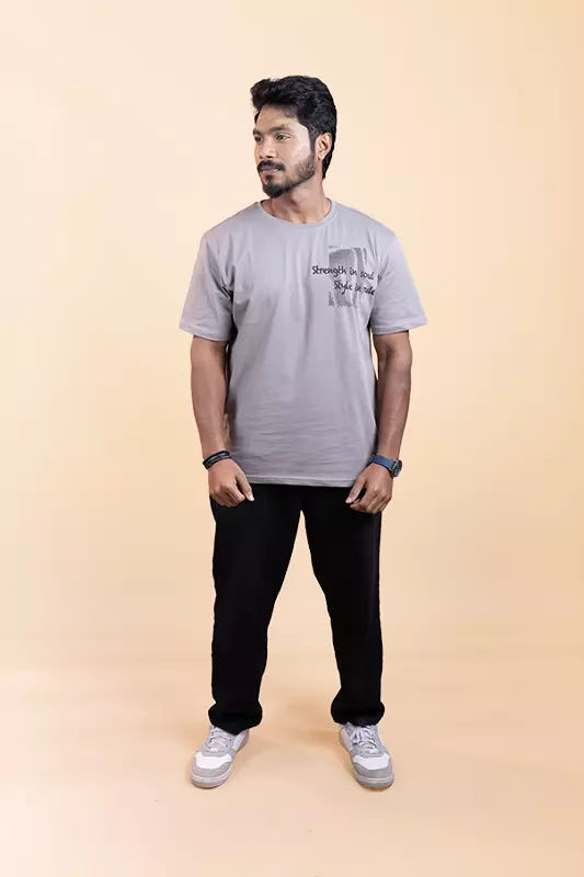 Men's Relaxed T-Shirt - Lite Grey