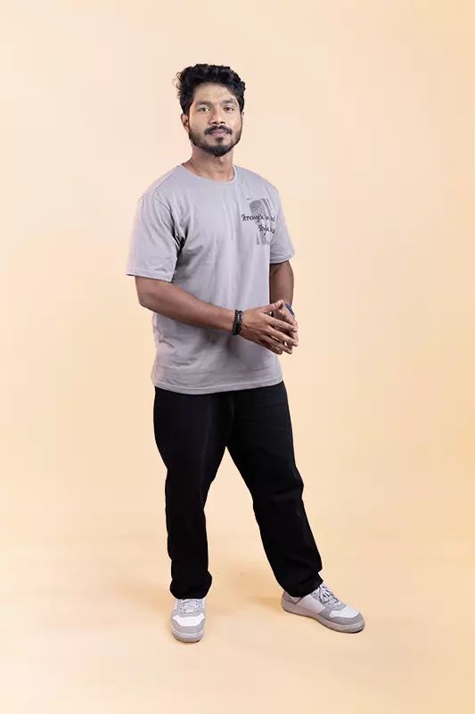 Men's Relaxed T-Shirt - Lite Grey