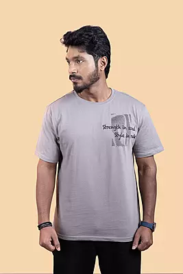 Men's Relaxed T-Shirt - Lite Grey