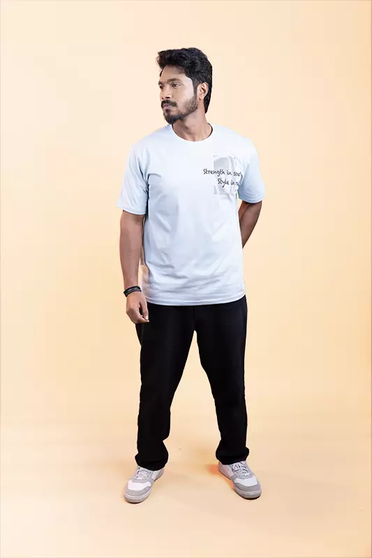 Men's Relaxed T-Shirt - Lite Blue
