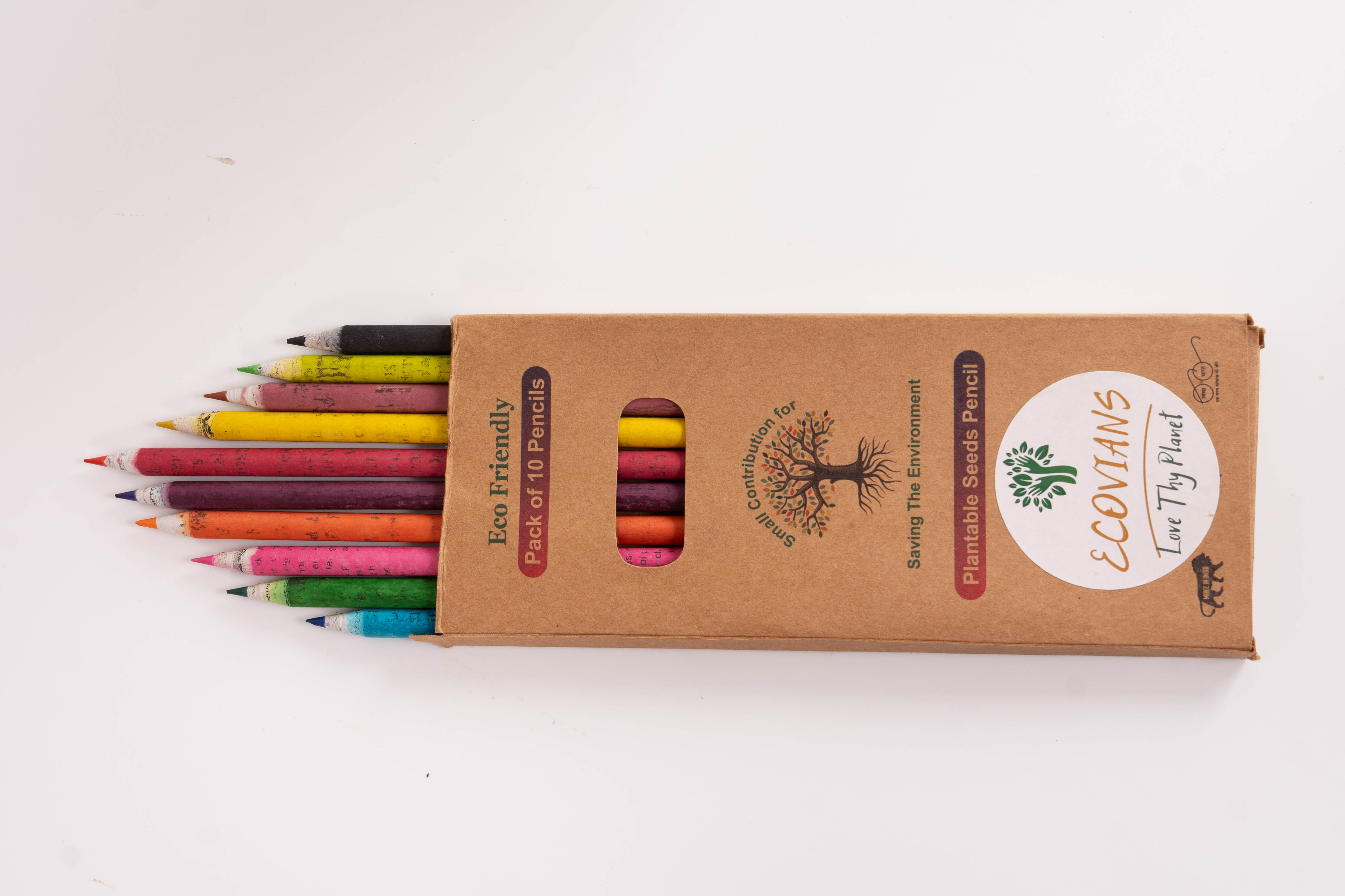 Color Paper color lead Pencils Eco-Friendly Pencil for Kids School |wood-free pencils Box (pack of 10) Color Paper color lead Pencils Eco-Friendly Pencil for Kids School |wood-free pencils Box (pack of 10)