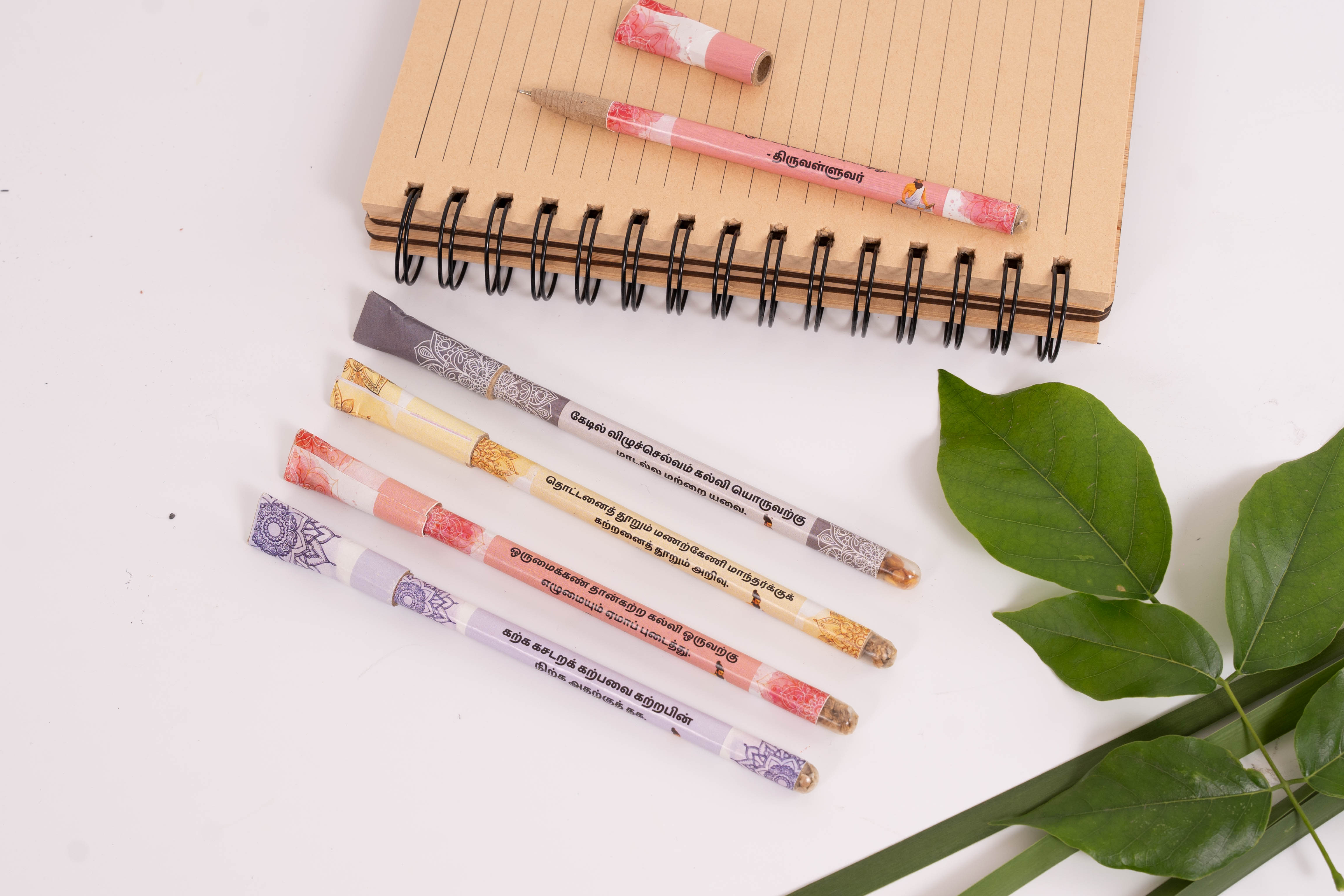 Plantable Thirukkural Seed Pen Eco/-Friendly Pen for Kids School | wood-free pen(Pack of 10) Plantable Thirukkural Seed Pen Eco/-Friendly Pen for Kids School | wood-free pen(Pack of 10)