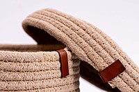 Cotton CORPORATE GIFT BASKET with Lid | Eco-Friendly, Stylish Storage Solution for Home and Office || Natural Cotton, Durable and Versatile