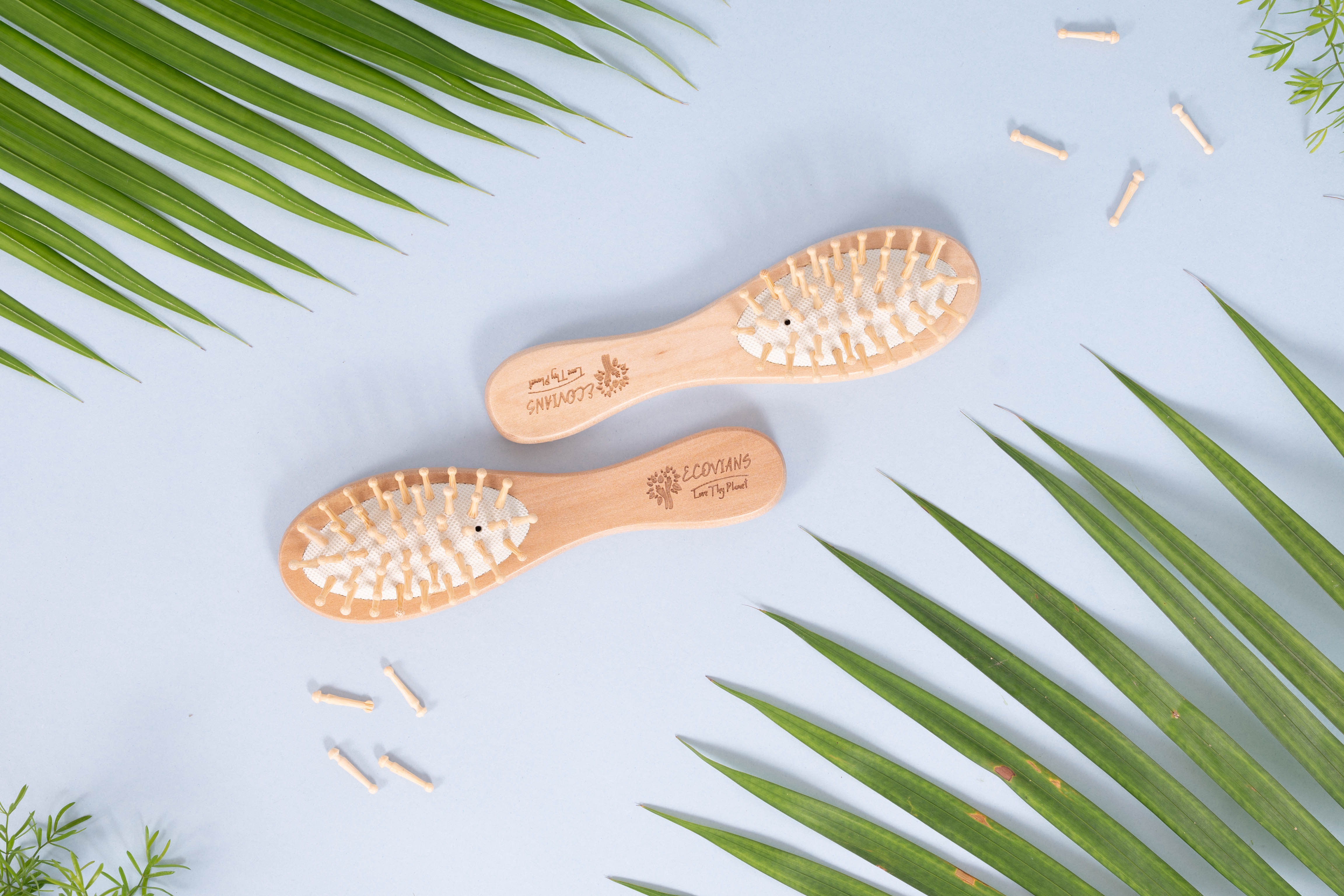 Bamboo Bristles Kids Paddle Hairbrush | Detangling Kids Hair Brush Comb| Natural Bamboo Bristles For Growth & Anti-Static Bamboo Bristles Kids Paddle Hairbrush | Detangling Kids Hair Brush Comb| Natural Bamboo Bristles For Growth & Anti-Static