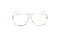 Soigné Unisex Aviator Spectacle Frame. Transparent Frame