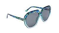 Soigné Female Oversized Sunglasses. Multicolor