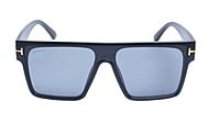 Soigné Boys & Men Oversized Square Sunglasses. Black
