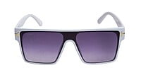 Soigné Boys & Men Oversized Square Sunglasses. White Frame Soigné Boys & Men Oversized Square Sunglasses. White Frame