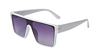 Soigné Boys & Men Oversized Square Sunglasses. White Frame Soigné Boys & Men Oversized Square Sunglasses. White Frame