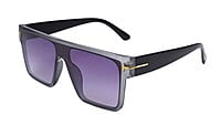 Soigné Boys & Men Oversized Square Sunglasses. See Through Grey Soigné Boys & Men Oversized Square Sunglasses. See Through Grey