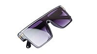 Soigné Boys & Men Oversized Square Sunglasses. See Through Grey Soigné Boys & Men Oversized Square Sunglasses. See Through Grey