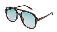 Soigné Unisex Aviator Sunglasses.Glossy Leopard Print