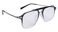 Soigné Unisex Large Aviator Spectacle. Black & Silver Soigné Unisex Large Aviator Spectacle. Black & Silver