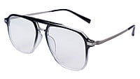 Soigné Unisex Large Aviator Spectacle. Black & Silver Soigné Unisex Large Aviator Spectacle. Black & Silver