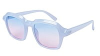 Soigné Female Large Square Sunglasses. Light Blue Soigné Female Large Square Sunglasses. Light Blue