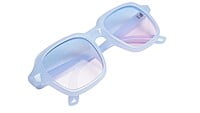 Soigné Female Large Square Sunglasses. Light Blue Soigné Female Large Square Sunglasses. Light Blue