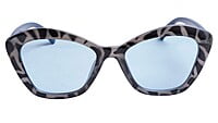 Soigné Female Oversized Cat Eye Sunglasses.Zebra Print Soigné Female Oversized Cat Eye Sunglasses.Zebra Print