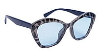 Soigné Female Oversized Cat Eye Sunglasses.Zebra Print Soigné Female Oversized Cat Eye Sunglasses.Zebra Print