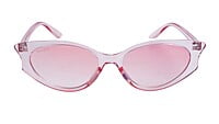 Soigné Female Large Cateye Sunglasses.See Through Pink Frame Soigné Female Large Cateye Sunglasses.See Through Pink Frame