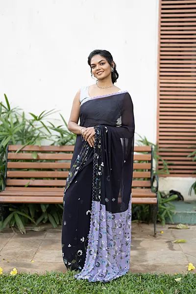 Women's Printed Sarees-SB-5B