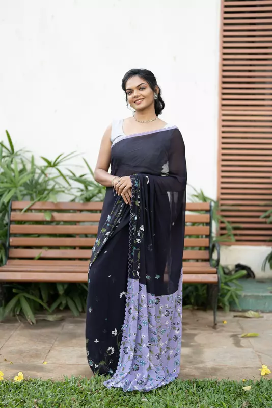 Women's Printed Sarees-SB-5B