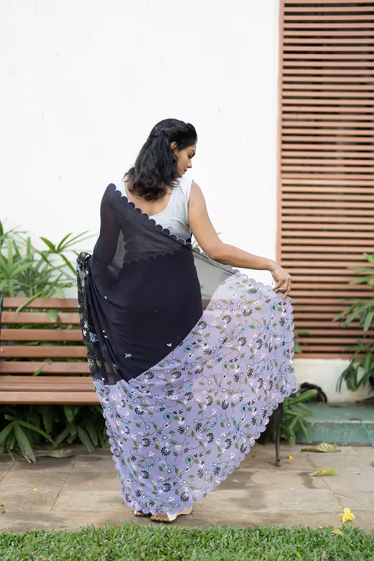 Women's Printed Sarees-SB-5B