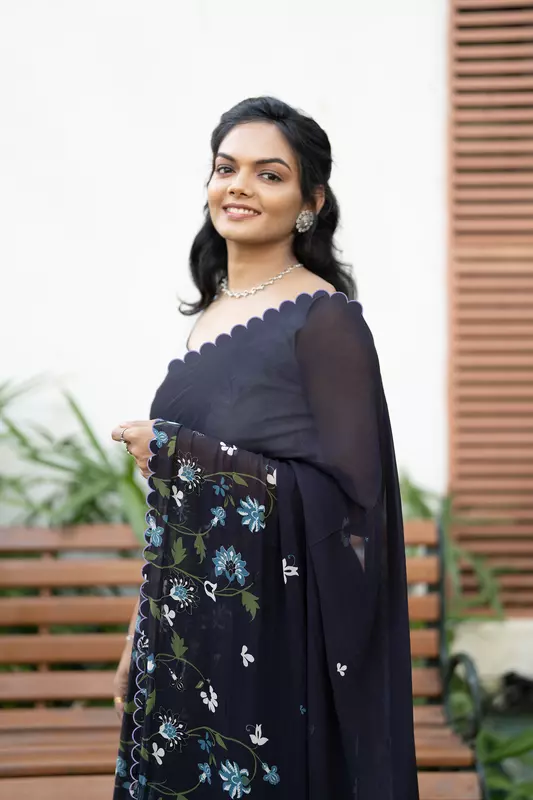 Women's Printed Sarees-SB-5B