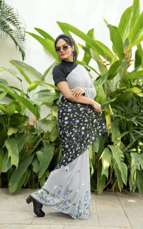 Women's Printed Sarees-SB-5D
