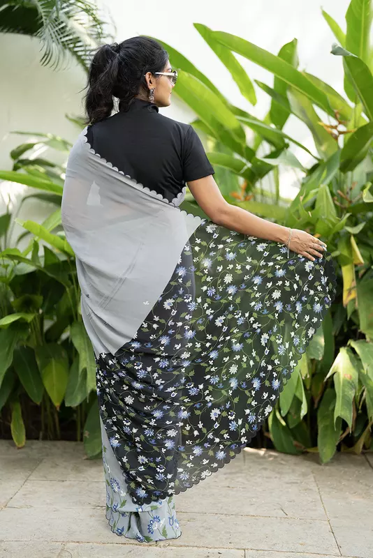 Women's Printed Sarees-SB-5D