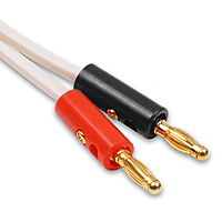 Hi-end Pure Copper Hifi Audio Bulk Cable OFC 18AWG 8MM Thikness with banana pins attached