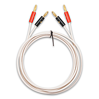 Hi-end Pure Copper Hifi Audio Bulk Cable OFC 18AWG 8MM Thikness with banana pins attached