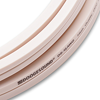 Hi-end Pure Copper Hifi Audio Bulk Cable OFC 18AWG 8MM Thikness with banana pins attached