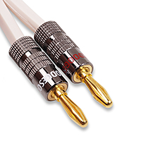 Hi-end Pure Copper Hifi Audio Bulk Cable OFC 12AWG 12MM Thikness with copper banana pins attached