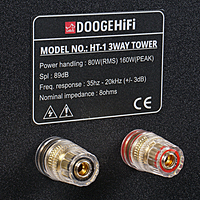 DoogeHiFi HT-1 3-Way Audiophile Tower Speaker 1Pair