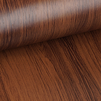 DE-1PVC Doogesound strong self adhesive  light wooden texture Vinyl Stickers for speakers(4ft * 6.5ft)